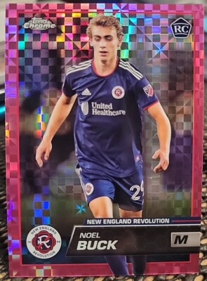 RK-5272　Noel 2023 Topps Chrome MLS Noel Buck Pink X-Fractor Rookie RC New