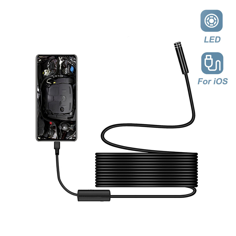 Gadget Compleanno Bambini Endoscopio Per Smartphone, Aopick 1920P - Foto 8