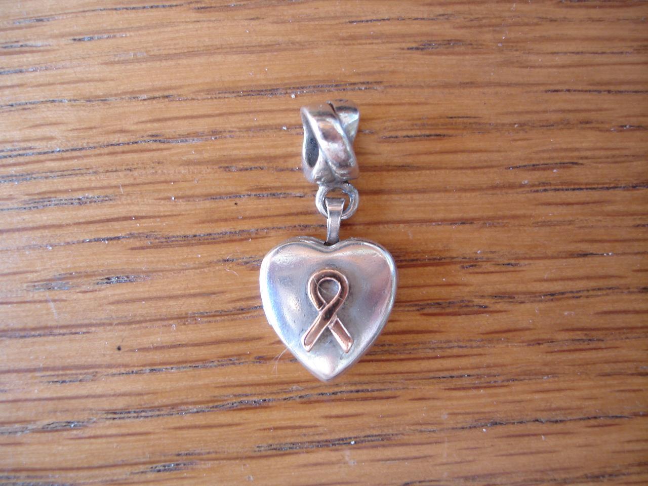 KAY JEWELERS CHARMED MEMORIES RIBBON LOCKET CHARM 10K… Gem