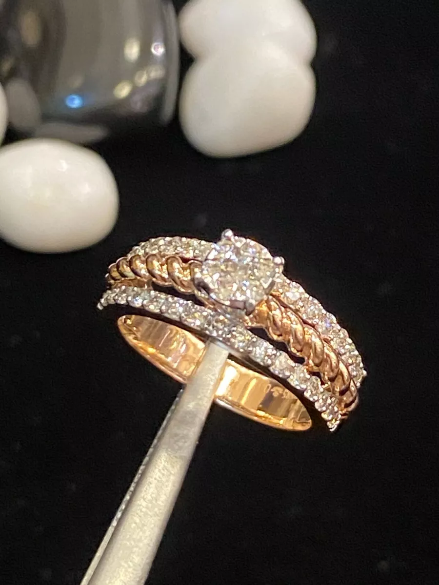 Natural diamond shop wedding rings