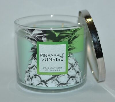 Bath & Body Works 3 Docht Duftkerze | Ananas Sonnenaufgang