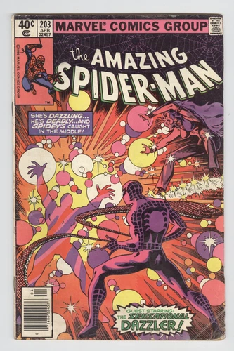 Amazing Spider-Man #203 April 1980 G/VG Dazzler