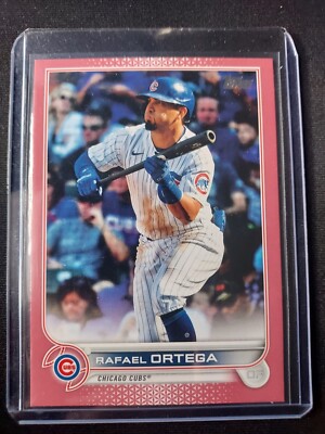 2022 Topps Series-2 Mothers Day Pink /50 Rafael Ortega Case Hit Ssp Invest Rare