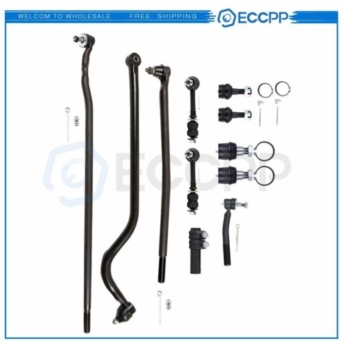 11x For 1998 1999 Dodge Ram 2500 3500HD Front Ball Joints Tie Rod Ends Track Bar - Zdjęcie 1 z 12