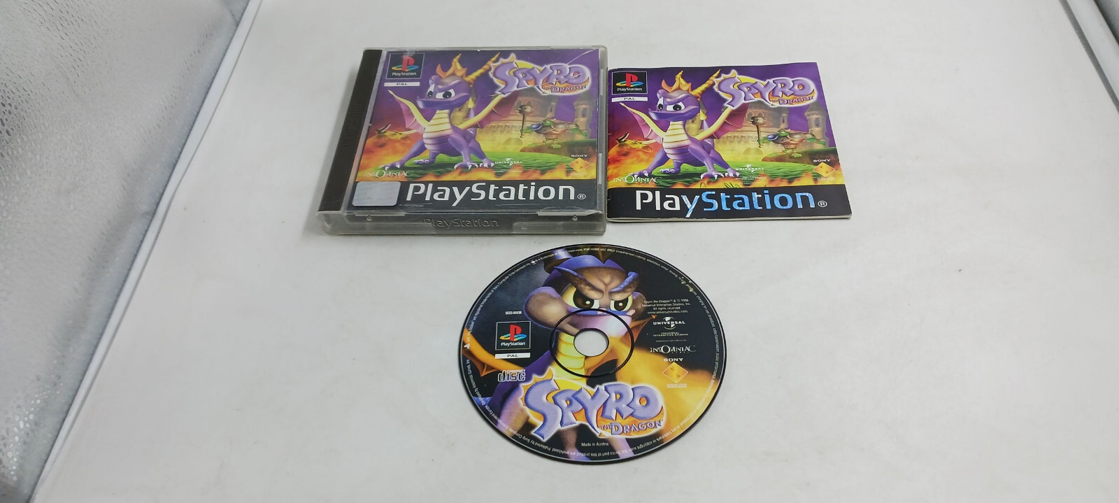 Jeu Sony Playstation 1 PS1 Spyro the Dragon (sans démo)