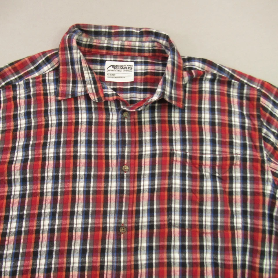 Mountain Khakis Shirt Mens 2XL Long Sleeve Button Up Plaid Flannel - Image 2 of 4