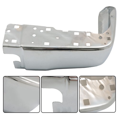 NUEVO 2 piezas de acero cromado LH/RH parachoques extremos kit combinado para Toyota Tundra 2014-2021 - Imagen 10 de 13