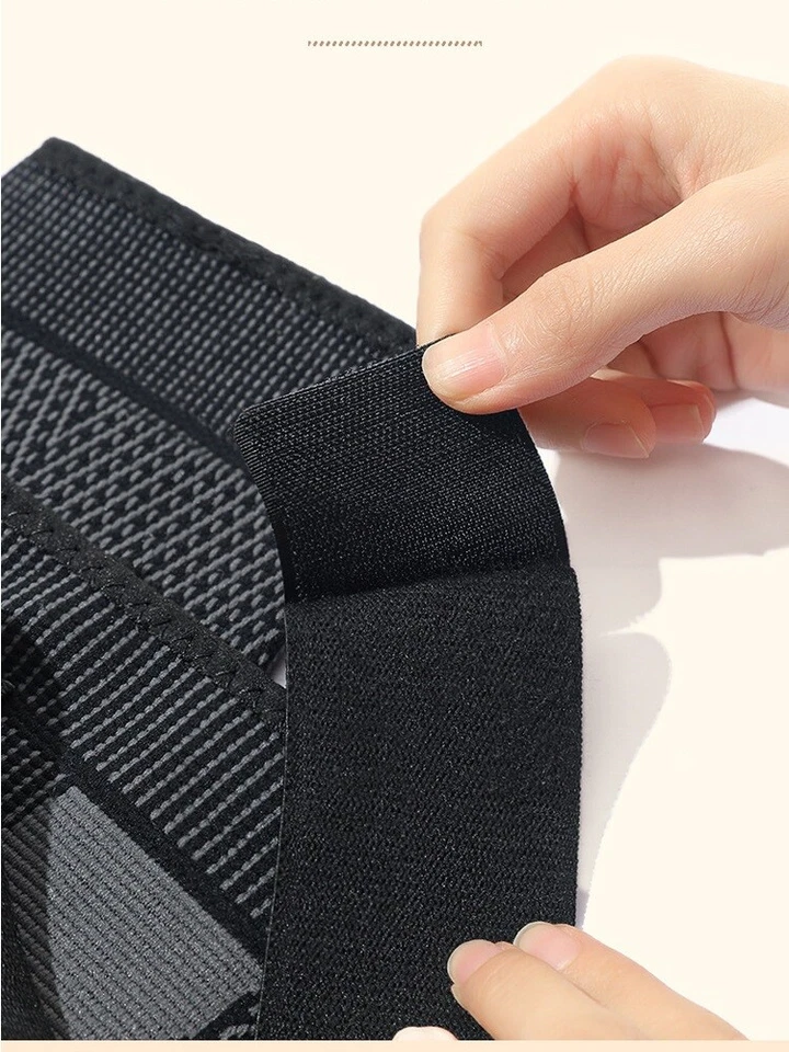 1 Pair Knee Sleeves Compression Brace Support Protector Pads Sport Injury Pain - Image 3 of 4