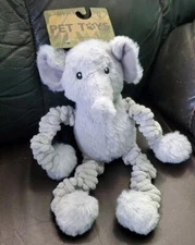 Giftable World 18" Long Body Elephant Dog Toy w/Squeaker & Crinkle, P19207EL New