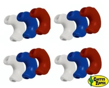 Lariat Rope Speed Burners 12 Piece Lot Red White Blue Cactus Ropes New Free Ship