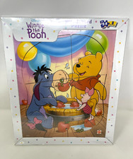 Disney's Winnie The Pooh 8 Piece Woodboard Puzzle 074299411434 New SEALED Mattel
