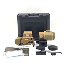 558+G43 Tan Magnifier QD Side EXPS3-2 Holographic Red Green Dot Sight Reflex