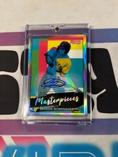 2021 Bowman's Best Jasson Dominguez Masterpieces Auto  35/99 1:766 RARE (WIX)