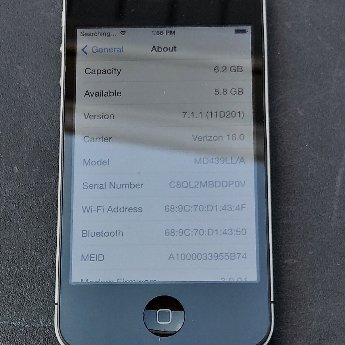 iPhone　4 Apple iPhone 4 - 8GB - Black (Verizon) A1349 MD439LL/A | eBay