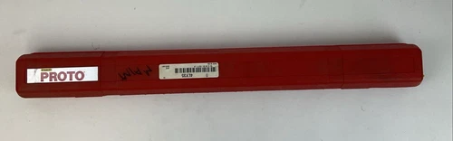 PROTO J6016C 1/2" DRIVE 30-150 FT-LB RACHETING HEAD MICROMETER TORQUE WRENCH