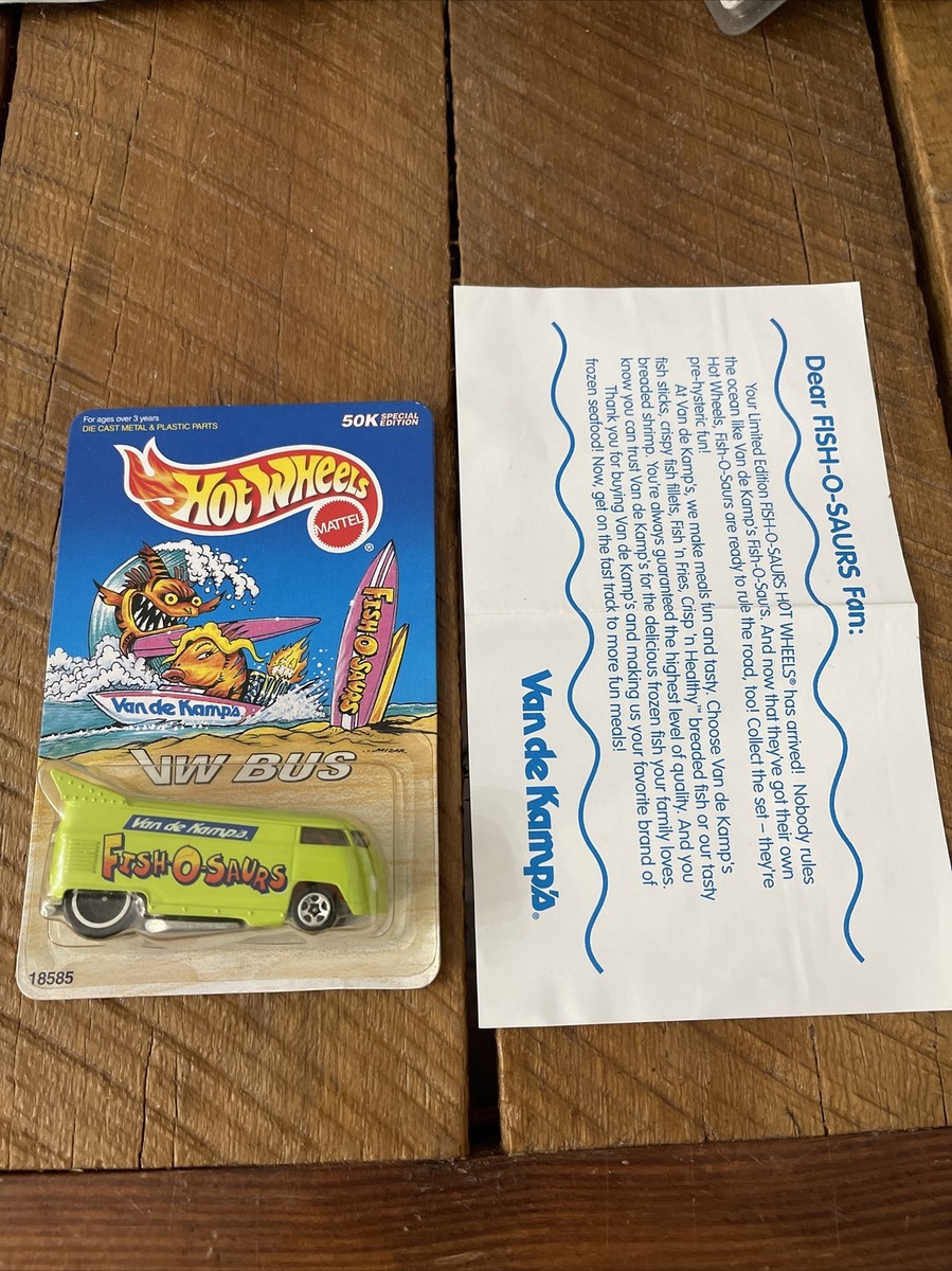 Hot Wheels VW Bus Van de Kamp's Fish-O-Saurs 50K Limited Edition