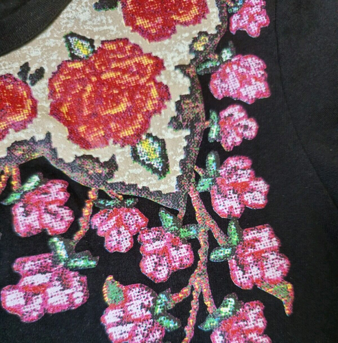 Trikot COMME des GARCONS T-Shirt Blumenmuster Print Größe S Made In Japan - Bild 17 von 24