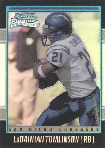 その他 Bowman Relics Auto LaDainian Tomlinson 2001 Bowman Ladainian Tomlinson RC Senior Bowl Relic Auto ready to