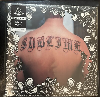 Sublime Self Titled 180G White Vinyl Limited /1500 2LP Newbury Comics 2014 New