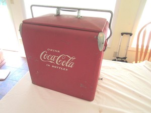 50's coca cola cooler
