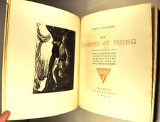HENRY UNKRAUT FLAMME MIT DER FAUST 1/219 VELIN ACHILLES KRIEGSÖFFNER 1914-1918
