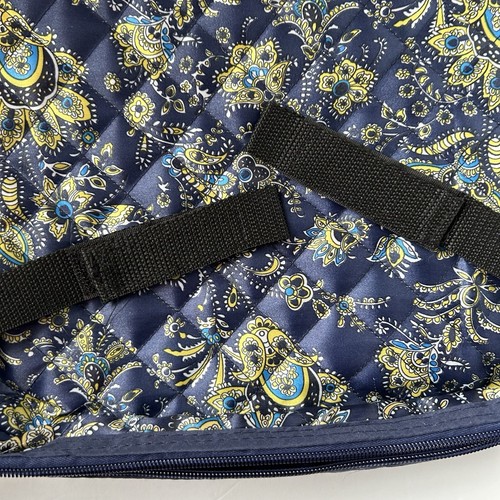 Rollator Rollstuhltasche Zubehörtasche Navy Gold Paisley Aufbewahrung 4 Außentaschen - Bild 5 von 6