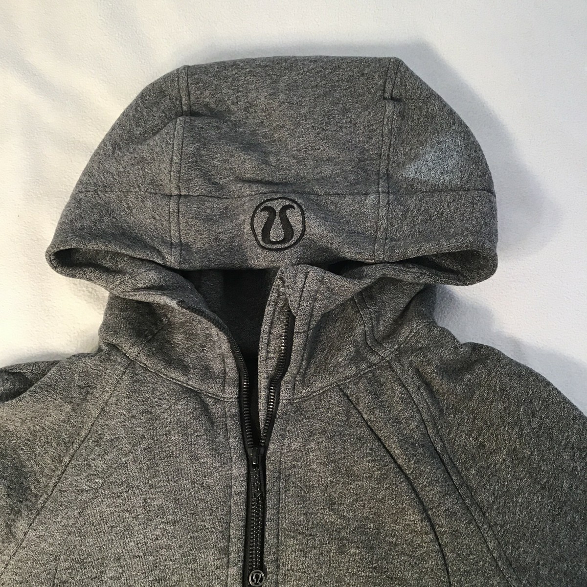 Lululemon Heather Gray Full Zip Scuba Hoodie Jacket Women's
