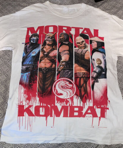 MORTAL KOMBAT T-shirt 1993 KANO Tee one sided Black GILDAN T SHIRT