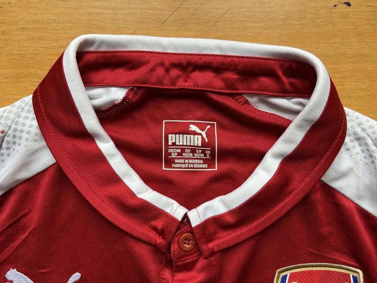 ARSENAL LONDON 2017 2018 HOME SHIRT JERSEY PUMA 751509 sz S