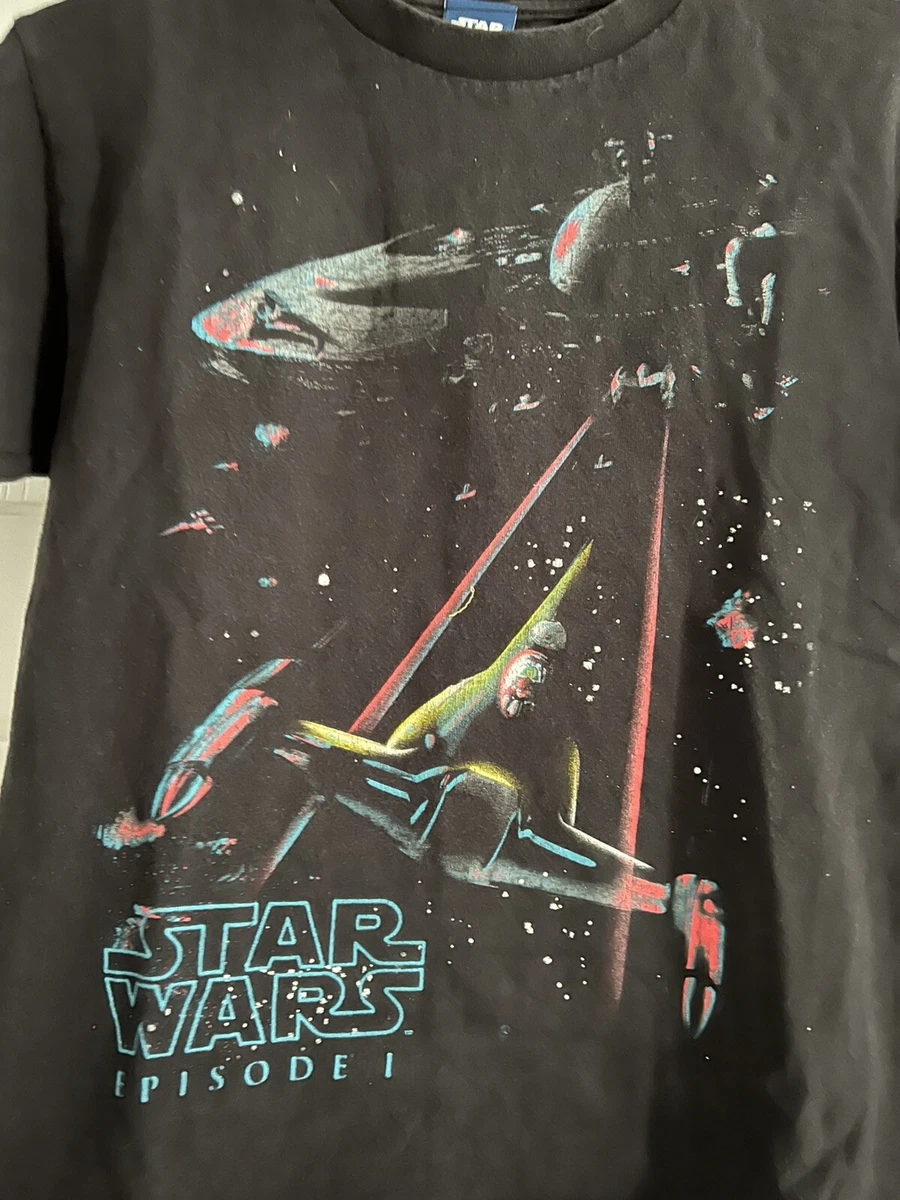 ✨VINTAGE Star Wars Episode 1 Phantom Menace T-shirt Size Medium