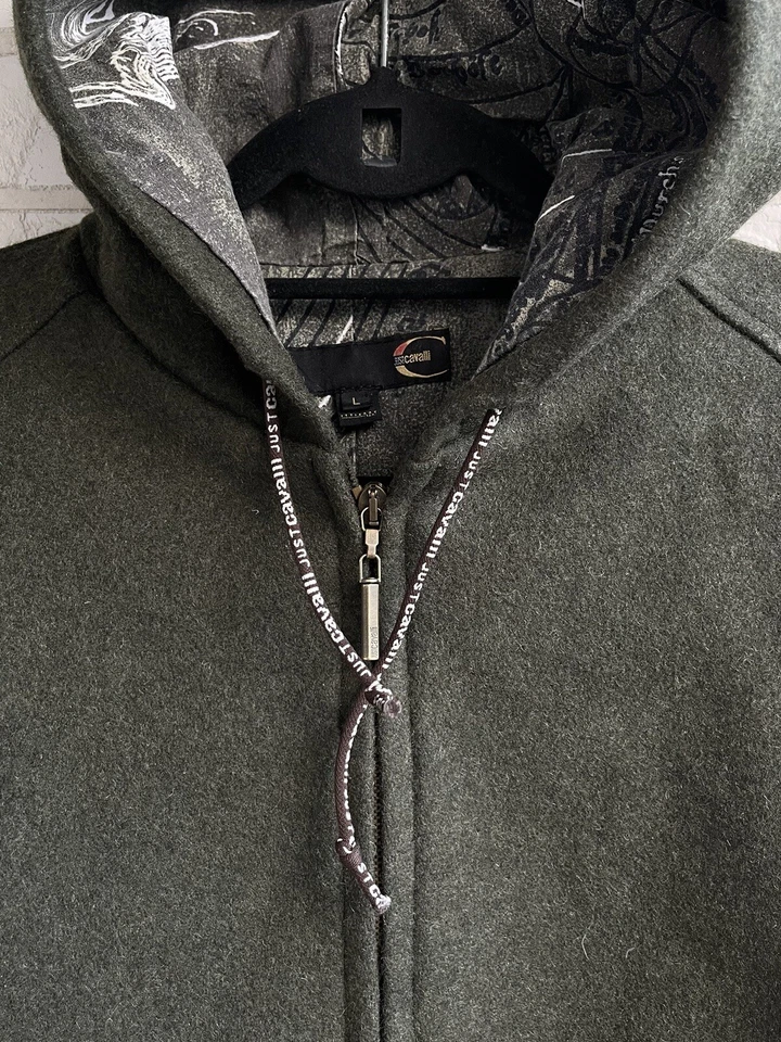 Rare Just Cavalli wool mens jacket vintage 2003 - Image 4 of 4