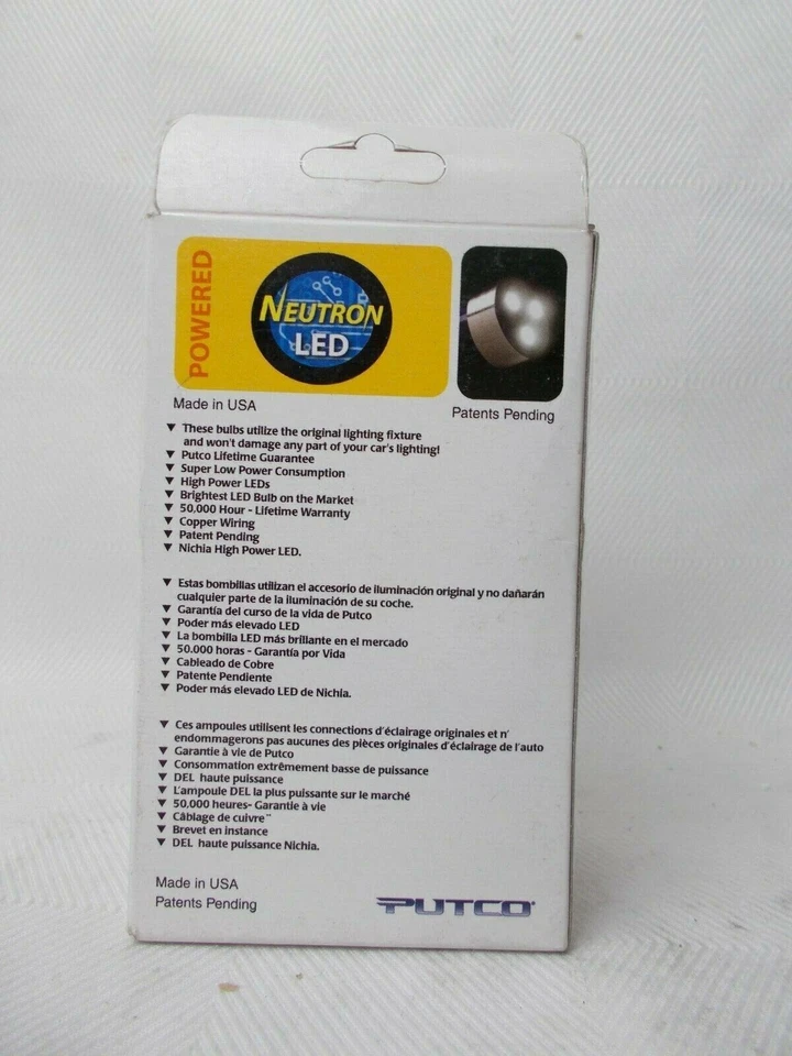 Putco Lighting 281571W Neutron LED White Bulb 1157 Set of 2 - Image 3 of 4