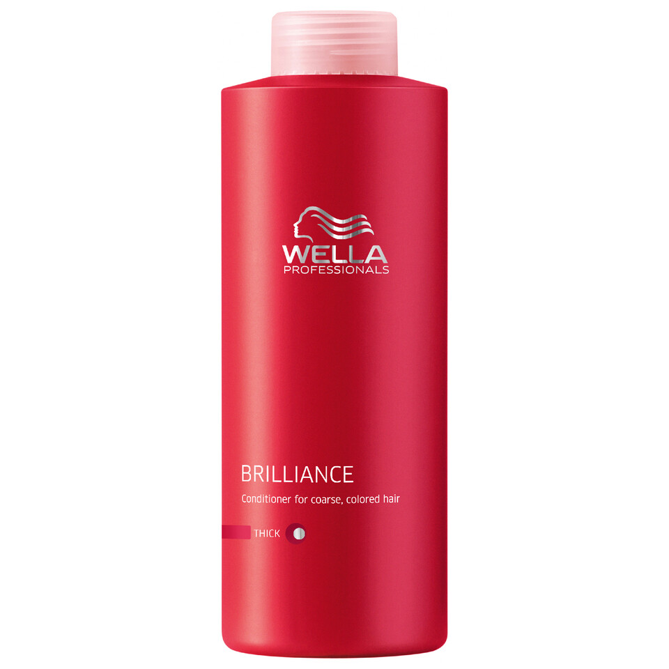 WELLA Brilliance Conditioner Coarse Hair Condizionatore per Capelli Colorati 1L