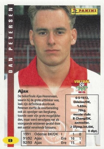 1993 - 1994 Panini Dutch Voetbal - Ajax (1 - 16) - Netherland / Holland - Picture 16 of 52