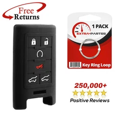 Keyless Entry Remote Cover Case Silicon Rubber Skin Jacket for Cadillac 6b