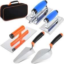 6pcs Concrete Hand Tools Set Masonry Tools Includes Stainless Steel Concrete ...