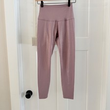 Beyond Yoga High Waist Shimmer Leggings Dusty Purple Metallic Activewear XS