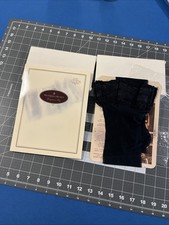 VTG Victoria  s Secret Lace Top Thigh Highs Size Tall Midnight Black 90s - New