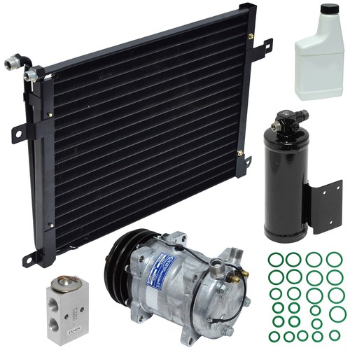 A/C Compressor & Component Kit fits 1987-1990 Jeep Wrangler UNIVERSAL ...