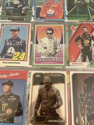 Racing Motor Sports Trading Cards Nascar Formula 1 Indy U Pick Rookie Parallel