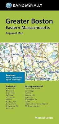 Rand McNally Folded Map: Greater Boston Eastern Massachusetts... - 9780528025525