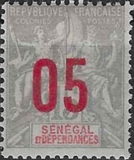 Timbre Sénégal (Colonies Fr.) 47 * - 87854FX