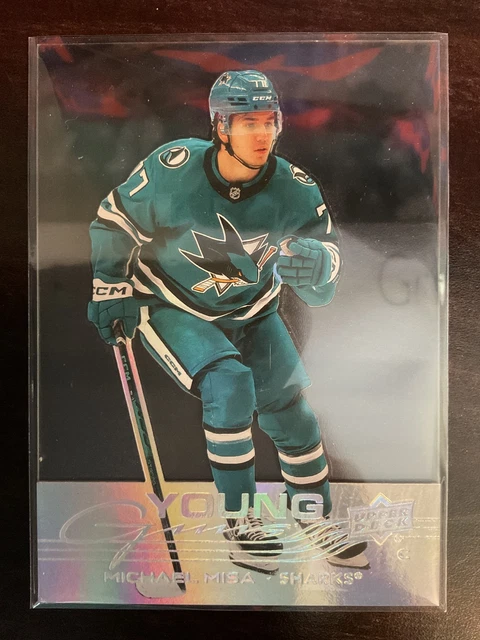 Michael Misa 2025-26 Upper Deck Extended Young Guns Acetate SSP RC Card #487