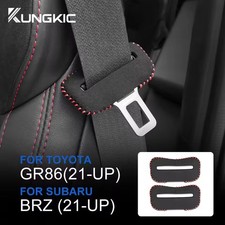 Belt Buckle Cover Suede Leather for Subaru BRZ & Toyota GR86 2021 - 2024