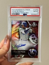 2023 Josue De Paula 10/10 Auto Bowman Platinum 