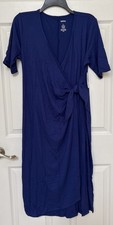 Sonoma MaternityWomen's Dress Blue Size Large Short Sleeve NWT