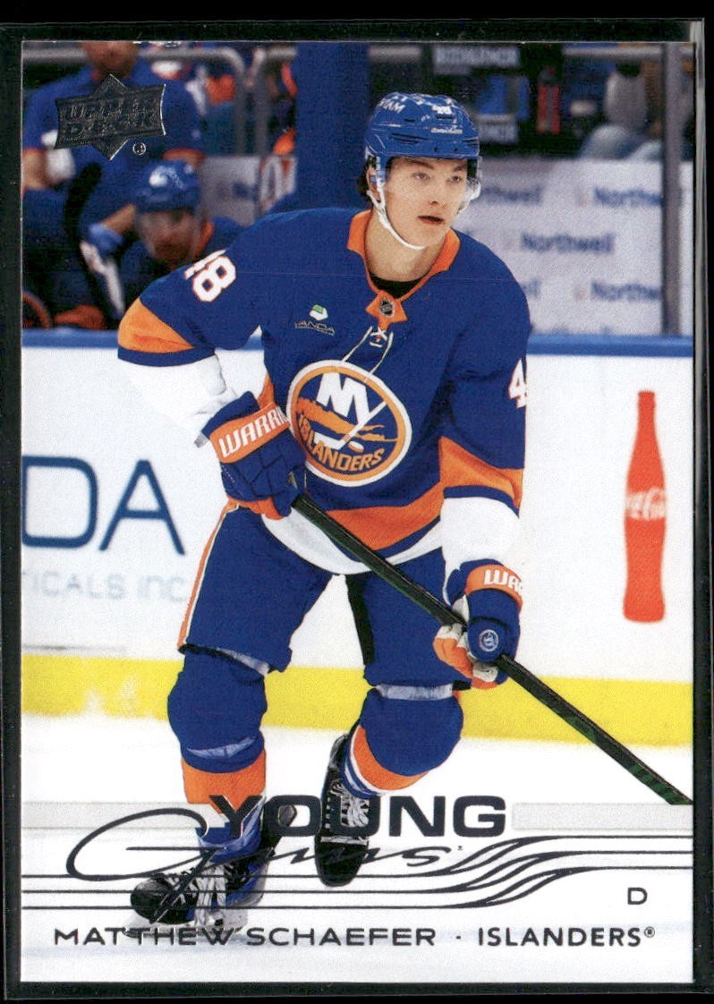 2025-26 Upper Deck Matthew Schaefer Young Guns RC #451 Islanders