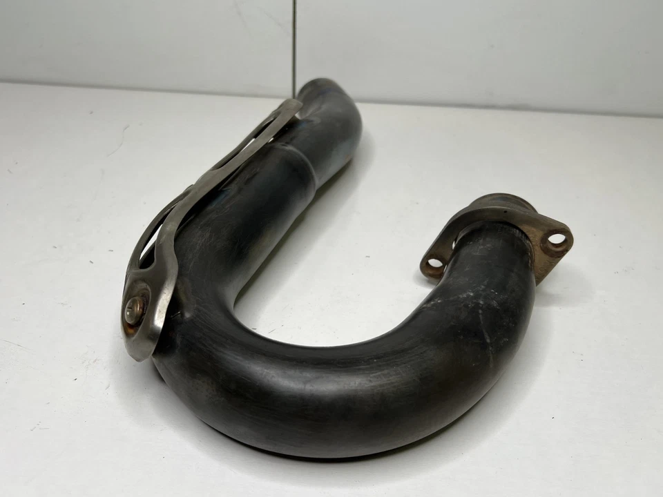 Yamaha YZ450F YZ 450F 2009 09 OEM sistema de escape cabezal tubo montaje silenciador Foto 2 de 4