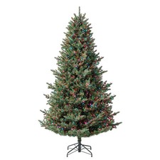 My Texas House 7.5' Pre-Lit Grand Spruce Green Artificial Christmas Tree