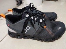 On Cloud X 3 Shift grey Lead Turmeric mesh running trainers size UK 7